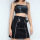 High Waist Women Sexy Zipper Split A-Line Skirt